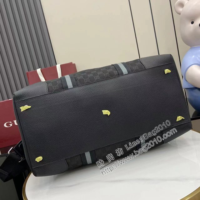 Gucci專櫃古馳最新款男士手提肩背旅行包袋 jh2942型號:  449180